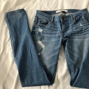 Distressed Abercrombie Jeans